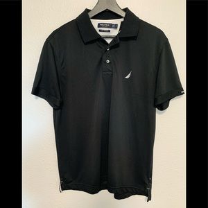 Black tech fit Nautica Polo